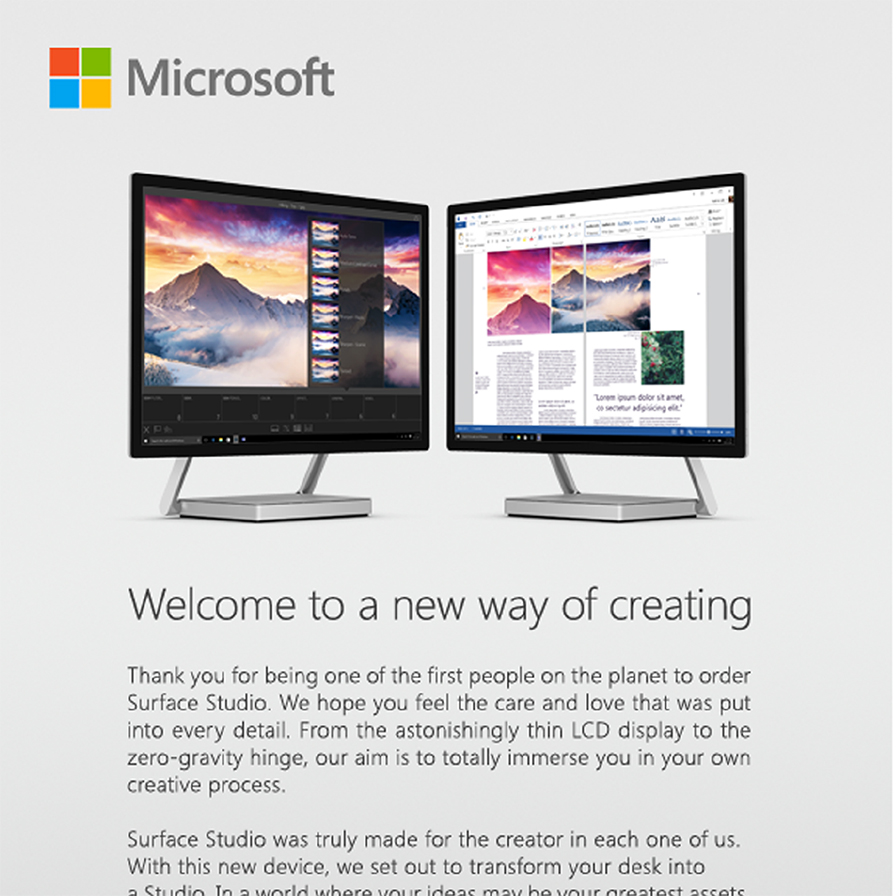 Surface Studio Launch